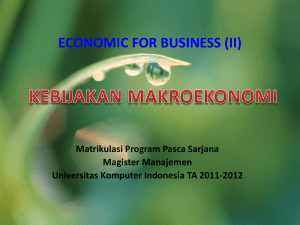 ECONOMIC FOR BUSINESS