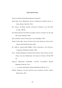 187 DAFTAR PUSTAKA Al-Qur`an al