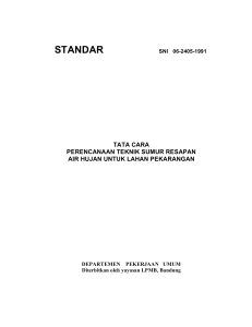 standar - Kementerian Pekerjaan Umum Dan Perumahan Rakyat