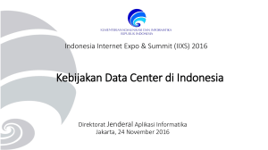 Kebijakan Data Center di Indonesia
