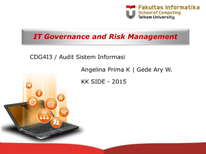 it governance and risk management