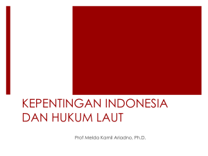 kepentingan indonesia dan hukum laut