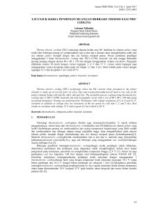 uji unjuk kerja pendingin ruangan berbasis thermo
