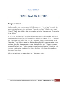 PENGENALAN KRITUS