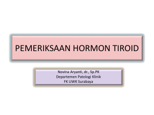 pemeriksaan hormon tiroid