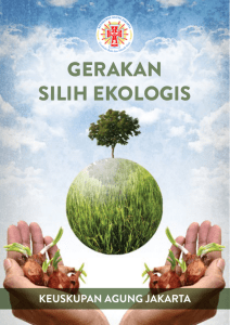 gerakan silih ekologis - Keuskupan Agung Jakarta