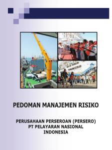 manajemen risiko di PT PELNI (Persero)