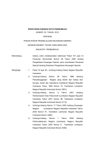 perda pengelolaan keuangan - Pemerintah Kota Prabumulih