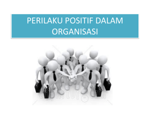 perilaku positif dalam organisasi