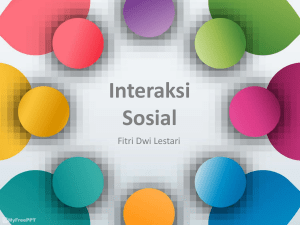 Interaksi Sosial - Official Site of FITRI DWI LESTARI