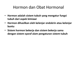 Hormon dan Obat Hormonal