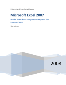 Microsoft Excel 2007 - Official Site of NOFITA RISMAWATI, ST