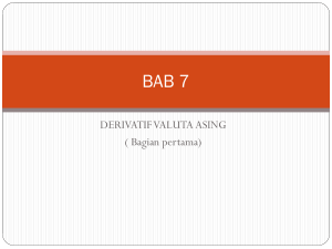 BAB 7 Pasar Derivatif Asing