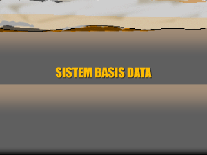 sistem basis data dan sistem berorientasi objek