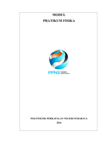 Modul Praktikum Fisika - Politeknik Perkapalan Negeri Surabaya