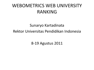 webometrics web university ranking - Didi Sukyadi