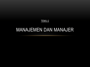 manajemen dan manajer - E