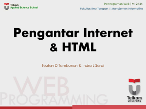 Web Programming - Telkom University