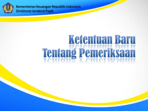 Kementerian Keuangan Republik Indonesia Direktorat