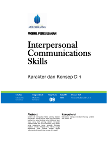 Modul Interpersonal Communication Skills [TM9]