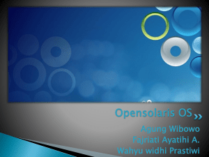 Opensolaris OS - E