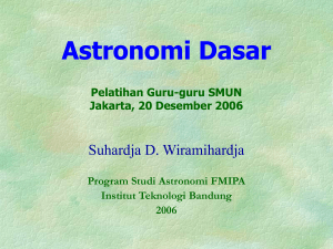 Pelatihan SMU DKI 20 Des 06(astronomi)