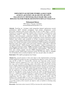 103 implementasi metode pembelajaran sq3r (survey, question