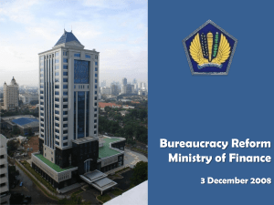 Reformasi Birokrasi Departemen Keuangan