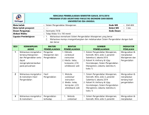 RPS EAA 604 - Sistem Pengendalian Manajemen