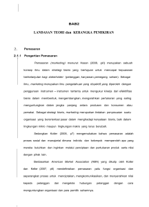 BAB2 LANDASAN TEORI dan KERANGKA PEMIKIRAN 2