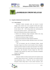 Buku Putih Sanitasi Kabupaten Kolaka Tahun 2012 GAMBARAN