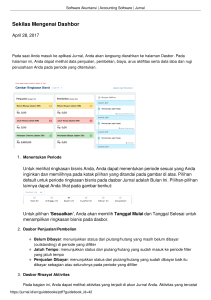 Jurnal Guidebook PDF - Sekilas Mengenai Dashbor