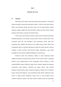 Bab 4 Simpulan dan Saran 4.1 Simpulan Berdasarkan hasil analisis