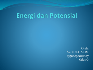 Energi dan Potensial