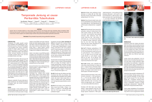 Tamponade Jantung et causa Perikarditis Tuberkulosis