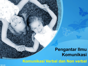 Fungsi komunikasi non verbal