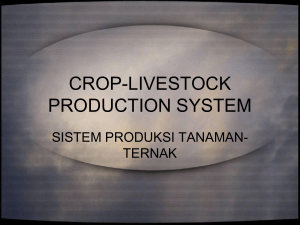 crop-livestock production system
