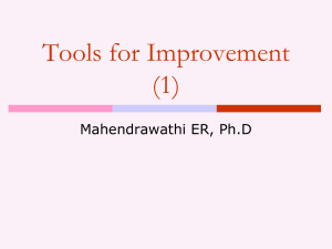 Tools for Improvement