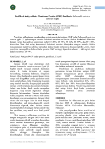 Purifikasi Antigen Outer Membrane Protein (OMP) Dari Isolat