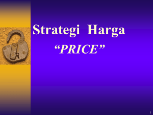 Developing PRICE strategies and programs