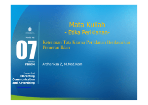 Mata Kuliah - Universitas Mercu Buana