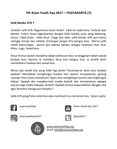 7th Asian Youth Day 2017 – YOGYAKARTA (7)