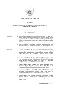 peraturan daerah propinsi/kabupaten/kota