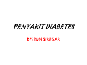 penyakit diabetes
