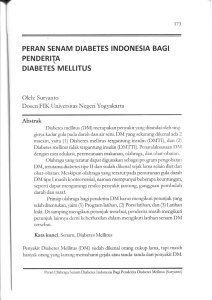 reran senam diabetes indonesia bagi penderita