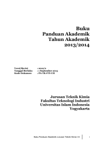Panduan Akademik - FTI UII - Universitas Islam Indonesia