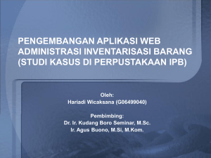 aplikasi berbasis web database hasil-hasil