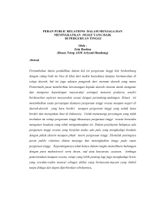 Public Relations - Akademi Sekretari dan Manajemen Ariyanti