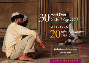 Hari Doa - 30 Days of Prayer for the Muslim World
