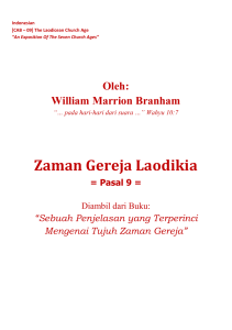 Zaman Gereja Laodikia